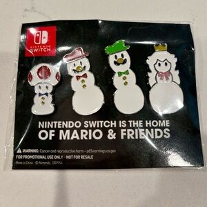Nintendo Switch Mario & Friends Pin Set - Multicolor
